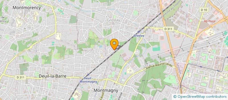 localisation de l'entreprise NSA HOLDING  GROSLAY