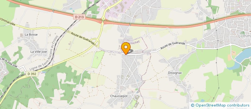 localisation de l'entreprise NSA IMMO à PORNICHET