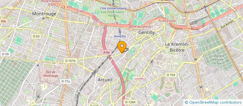 localisation de l'entreprise NSA-PHONE  GENTILLY