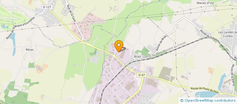 localisation de l'entreprise NSA PLOMBERIE CHAUFFAGE à SAINT-NAZAIRE