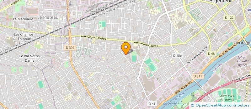 localisation de l'entreprise NSAIR  ARGENTEUIL