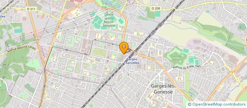 localisation de l'entreprise NSANDA FILS  SARCELLES