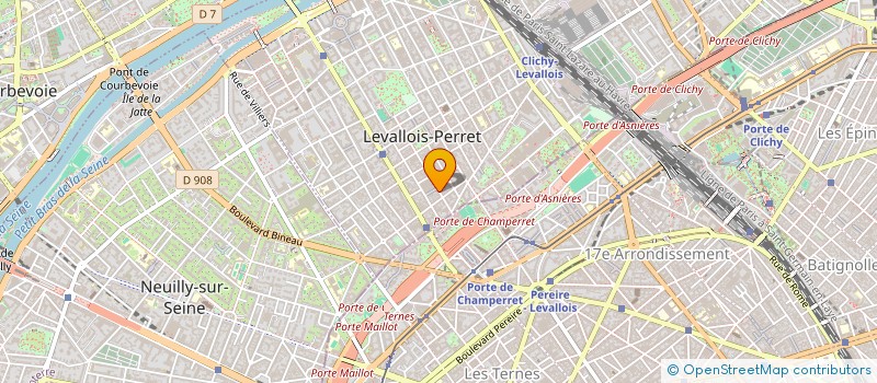 localisation de l'entreprise NSANDCO à LEVALLOIS-PERRET