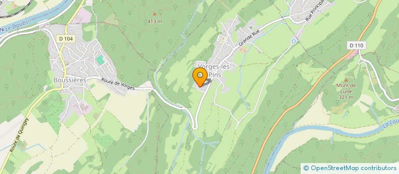 localisation de l'entreprise NSB  VORGES LES PINS