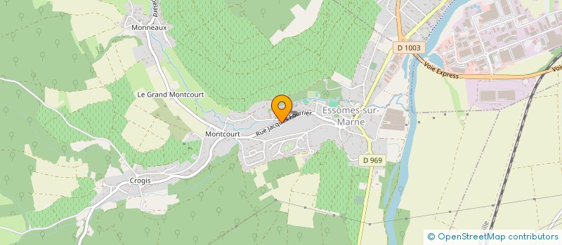 localisation de l'entreprise NSB CAPITAL  ESSOMES-SUR-MARNE