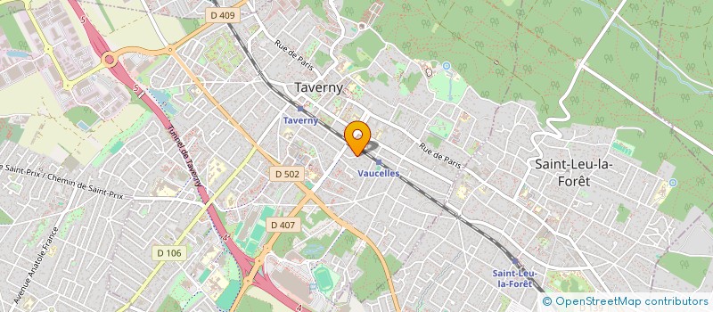 localisation de l'entreprise NSB CAPITAL  TAVERNY