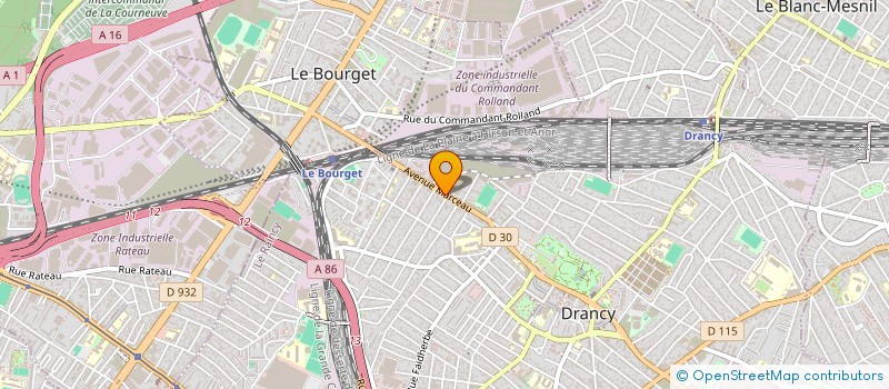 localisation de l'entreprise NSB COMPAGNIE à DRANCY