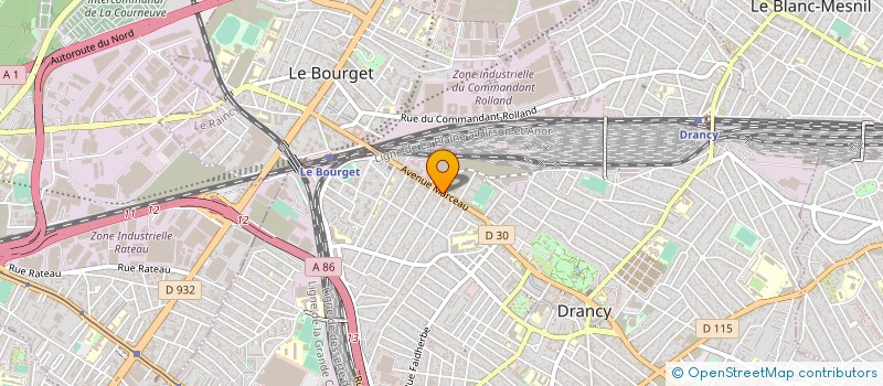 localisation de l'entreprise NSB CONSTRUCTION à DRANCY
