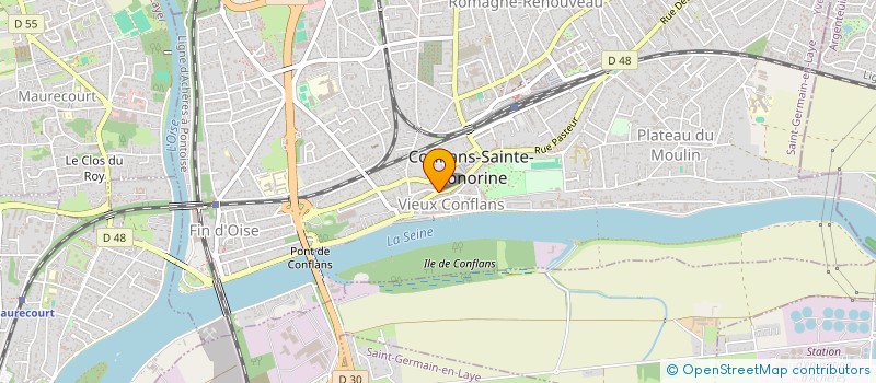 localisation de l'entreprise NSB RENOVATION à CONFLANS-SAINTE-HONORINE