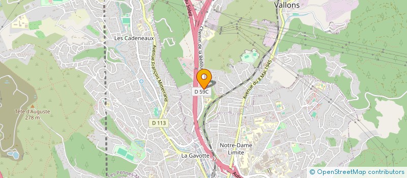 localisation de l'entreprise NSB TRANSPORT LOGISTIQUE à SEPTEMES-LES-VALLONS