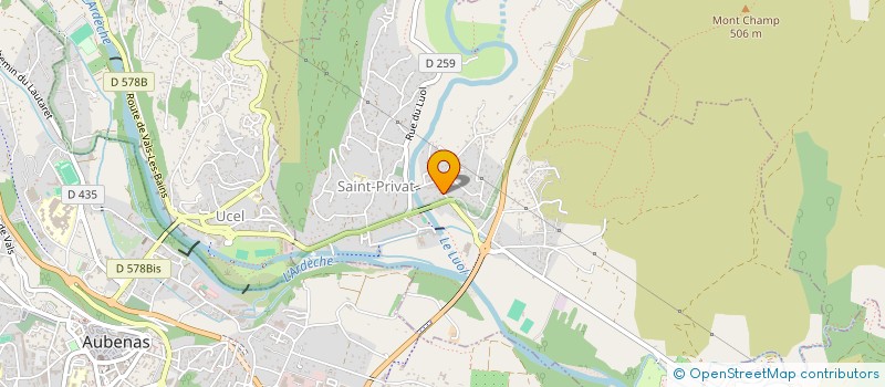 localisation de l'entreprise NSBRUGIERE  SAINT-PRIVAT