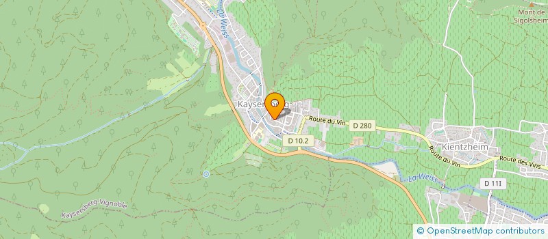 localisation de l'entreprise NSC à KAYSERSBERG VIGNOBLE