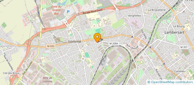 localisation de l'entreprise NSC IMMO à LILLE