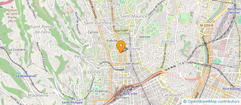 localisation de l'entreprise NSC LE 22 à NICE