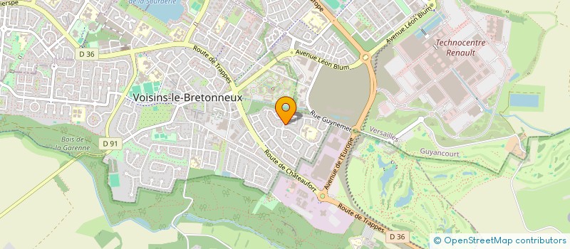 localisation de l'entreprise NSCL  VOISINS-LE-BRETONNEUX