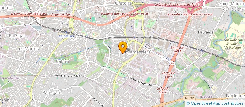 localisation de l'entreprise NSCO à COLOMIERS