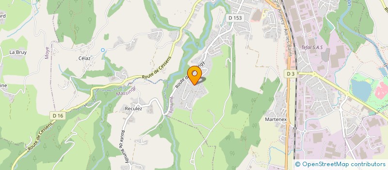 localisation de l'entreprise NSD à RUMILLY