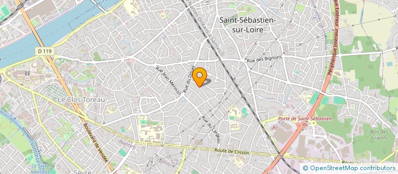 localisation de l'entreprise NSD CAPITAL  SAINT-SEBASTIEN-SUR-LOIRE