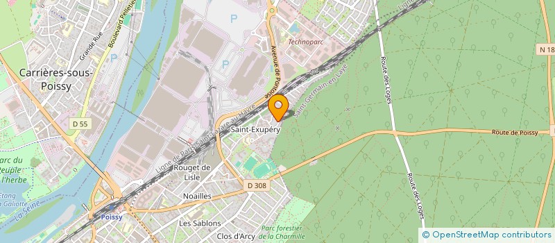 localisation de l'entreprise NSD EVENTS PARIS  POISSY