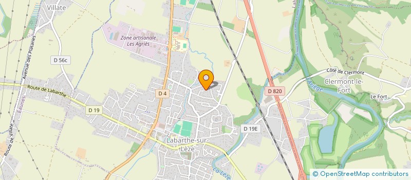localisation de l'entreprise NSDEV à LABARTHE-SUR-LEZE