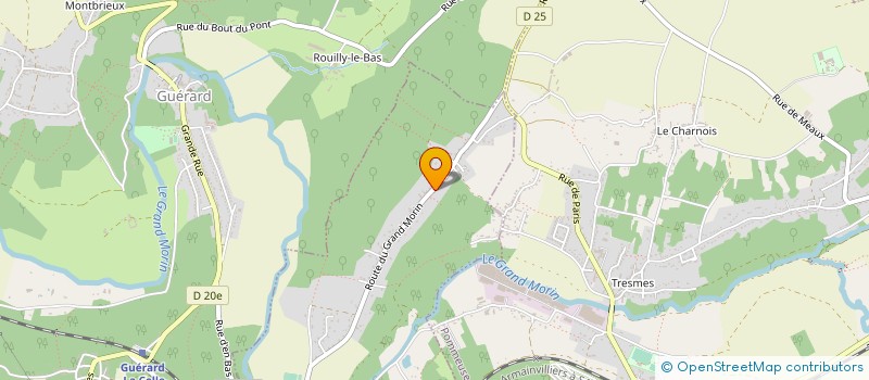 localisation de l'entreprise NSDH  LA CELLE-SUR-MORIN