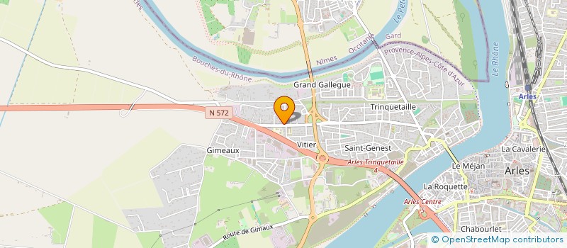 localisation de l'entreprise NSE à ARLES