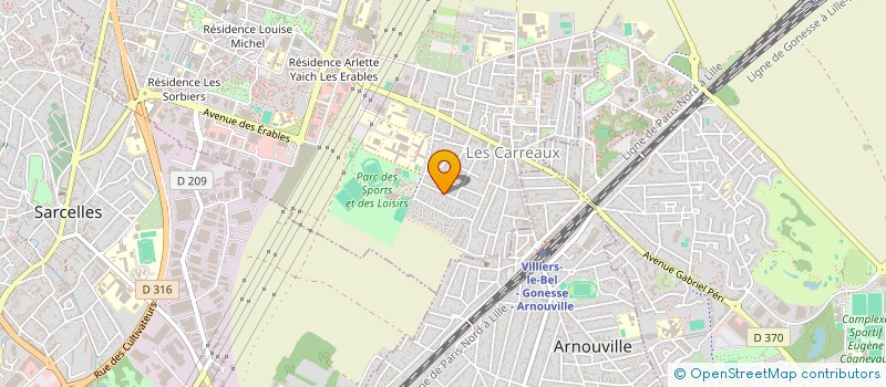 localisation de l'entreprise NSE  VILLIERS-LE-BEL