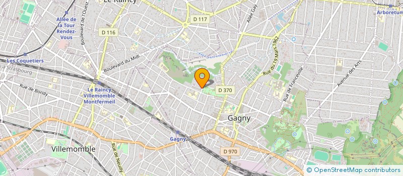 localisation de l'entreprise NSE LOGISTIK  GAGNY