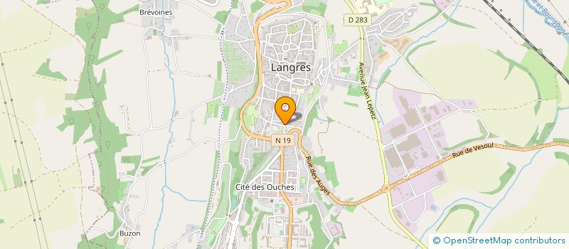 localisation de l'entreprise NSEM à LANGRES
