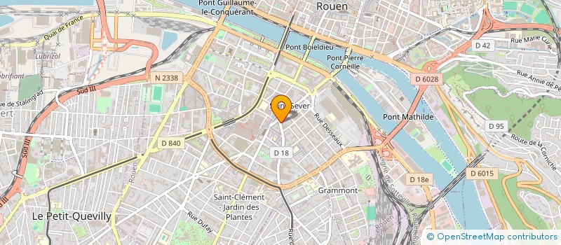 localisation de l'entreprise NSENGO à ROUEN