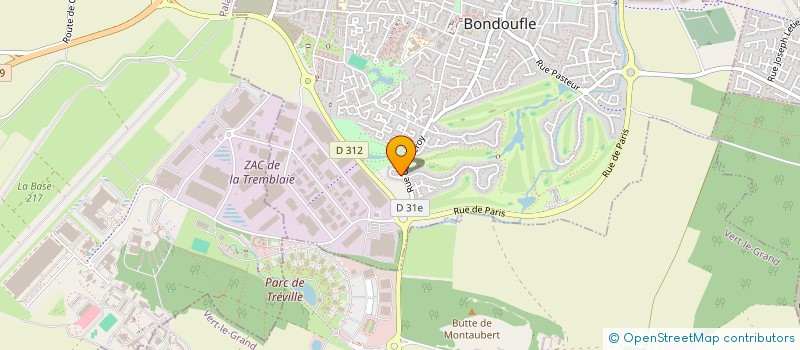 localisation de l'entreprise NSF à BONDOUFLE