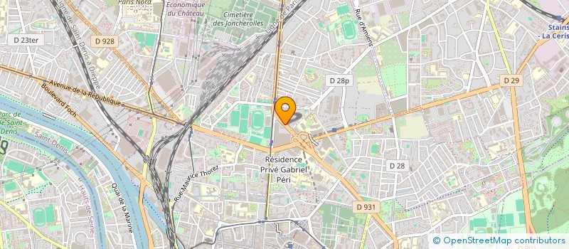 localisation de l'entreprise NSF  SAINT-DENIS