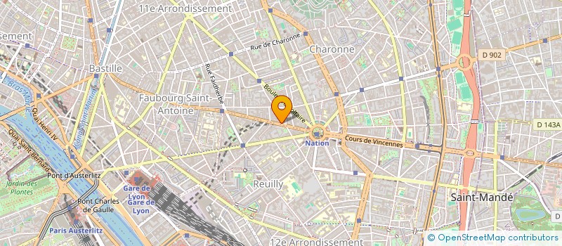 localisation de l'entreprise NSF BEAUTY  PARIS