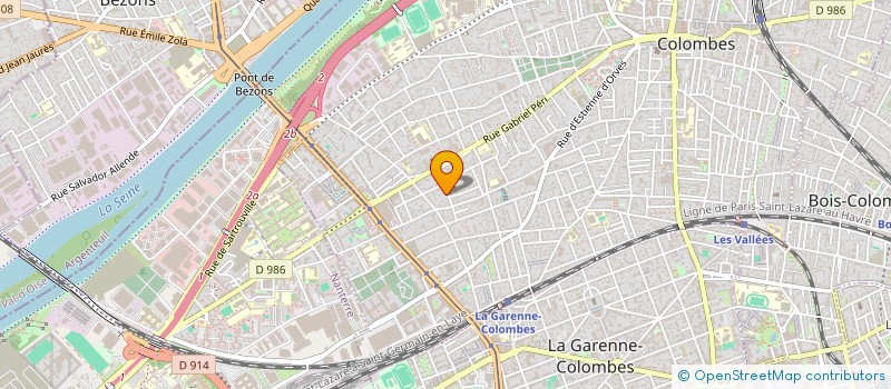 localisation de l'entreprise NSF CONSULTING à COLOMBES