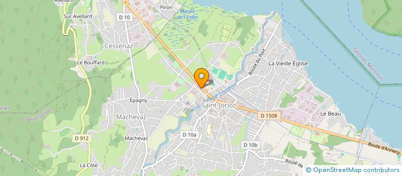 localisation de l'entreprise NSF NETTOYAGE  SAINT-JORIOZ