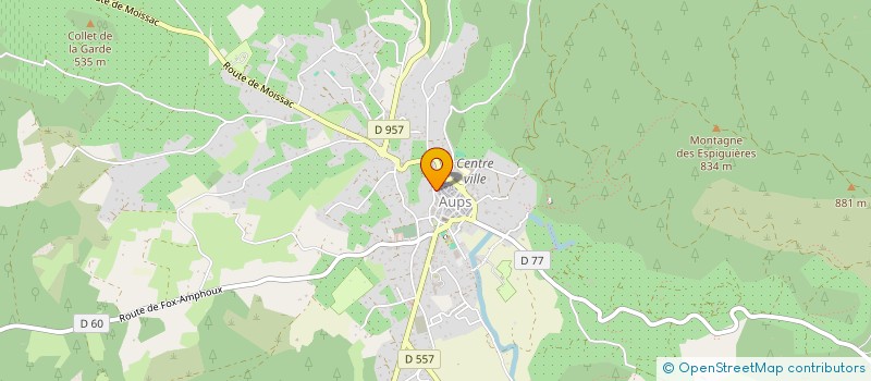 localisation de l'entreprise NSG à DRAGUIGNAN