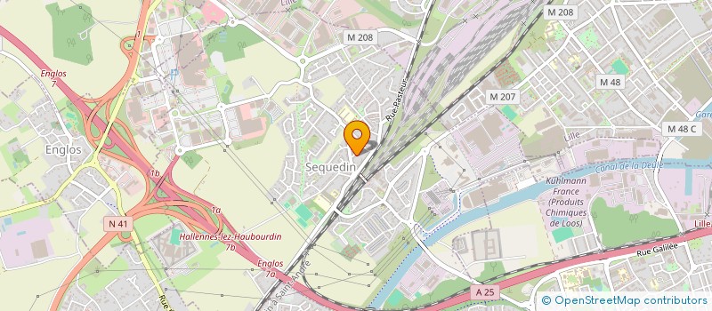 localisation de l'entreprise NSG CONSULTING  SEQUEDIN