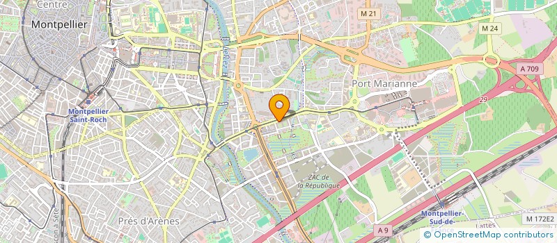 localisation de l'entreprise NSG DUMONT  MONTPELLIER