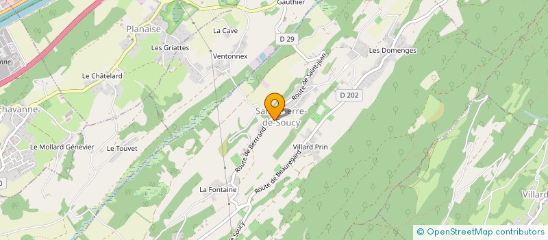 localisation de l'entreprise NSG REAL ESTATE  SAINT-PIERRE-DE-SOUCY