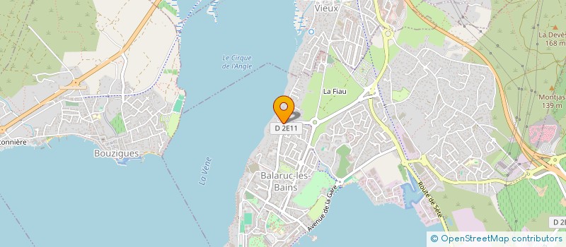 localisation de l'entreprise NSH  BALARUC-LES-BAINS