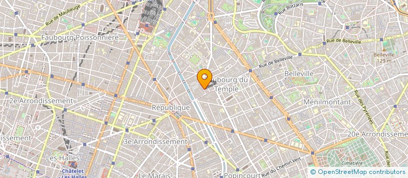 localisation de l'entreprise NSH BAT à PARIS