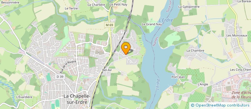 localisation de l'entreprise NSH HORIZON  LA CHAPELLE-SUR-ERDRE