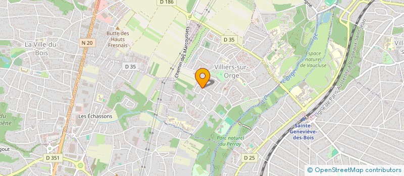 localisation de l'entreprise NSH SHOP  VILLIERS-SUR-ORGE