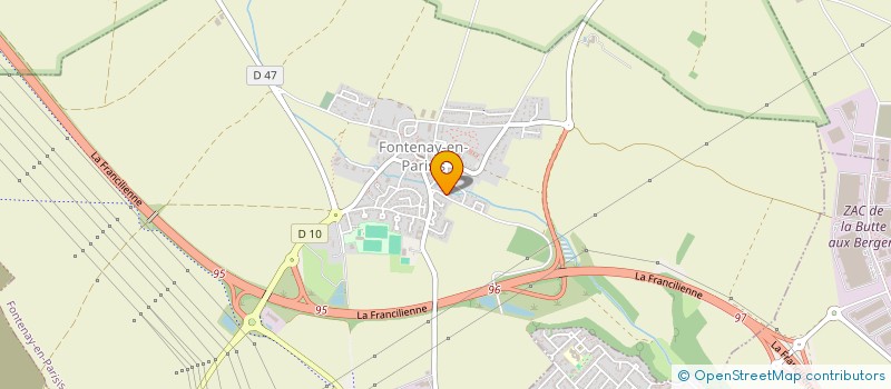 localisation de l'entreprise NSI  FONTENAY-EN-PARISIS