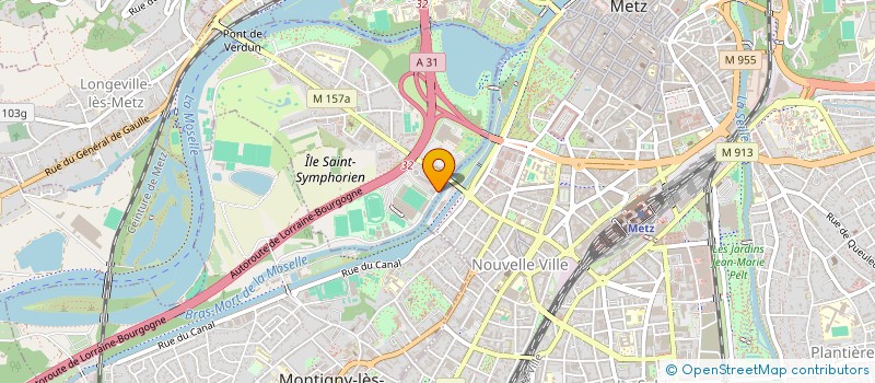 localisation de l'entreprise NSI FRANCE à LONGEVILLE-LES-METZ