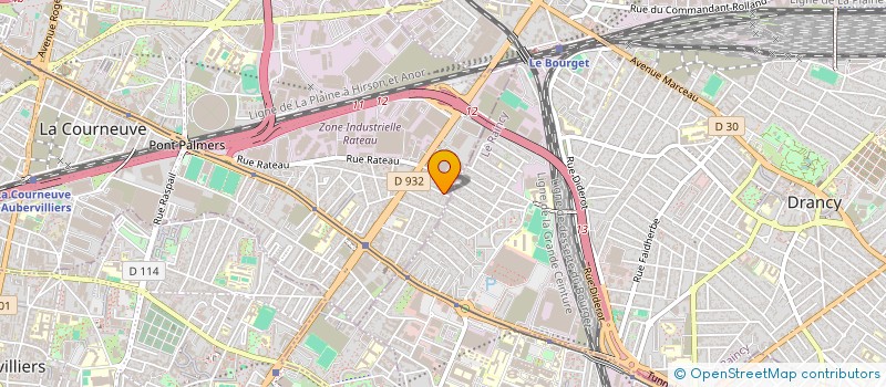 localisation de l'entreprise NSI METAL à LA COURNEUVE