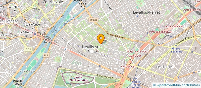 localisation de l'entreprise NSI PATRIMOINE à NEUILLY-SUR-SEINE