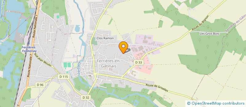 localisation de l'entreprise NSIM  FERRIERES-EN-GATINAIS