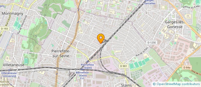 localisation de l'entreprise NSIONA DIFFUSION à STAINS