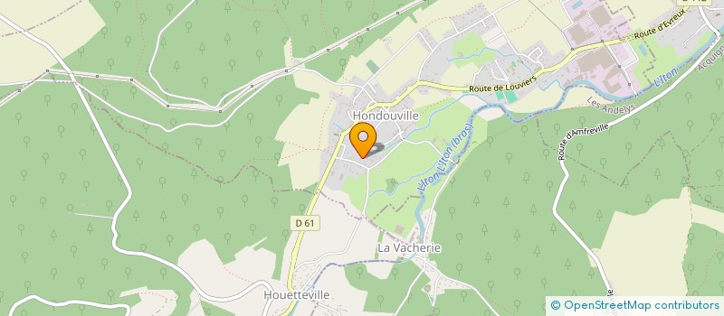 localisation de l'entreprise NSJ INVEST  HONDOUVILLE